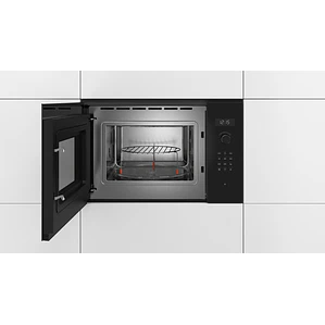 Microondas BOSCH Serie 6 Integrable con Grill Negro 60 cm · BEL554MB0