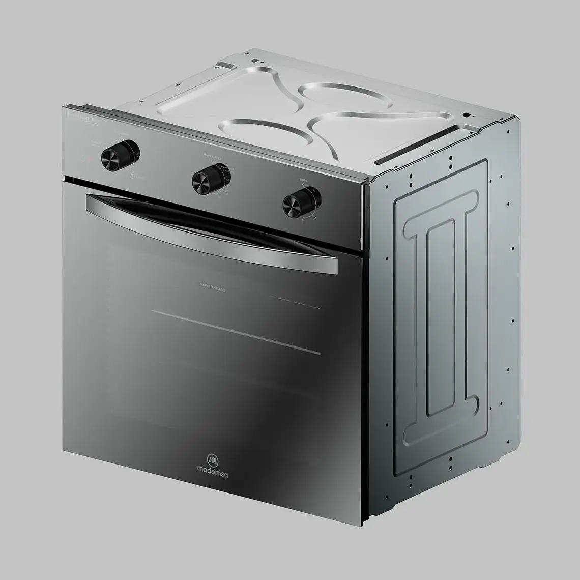 Horno Empotrable Eléctrico Mademsa 59L Temporizador y Limpia Fácil OM6TX Espejado - MADEMSA 3