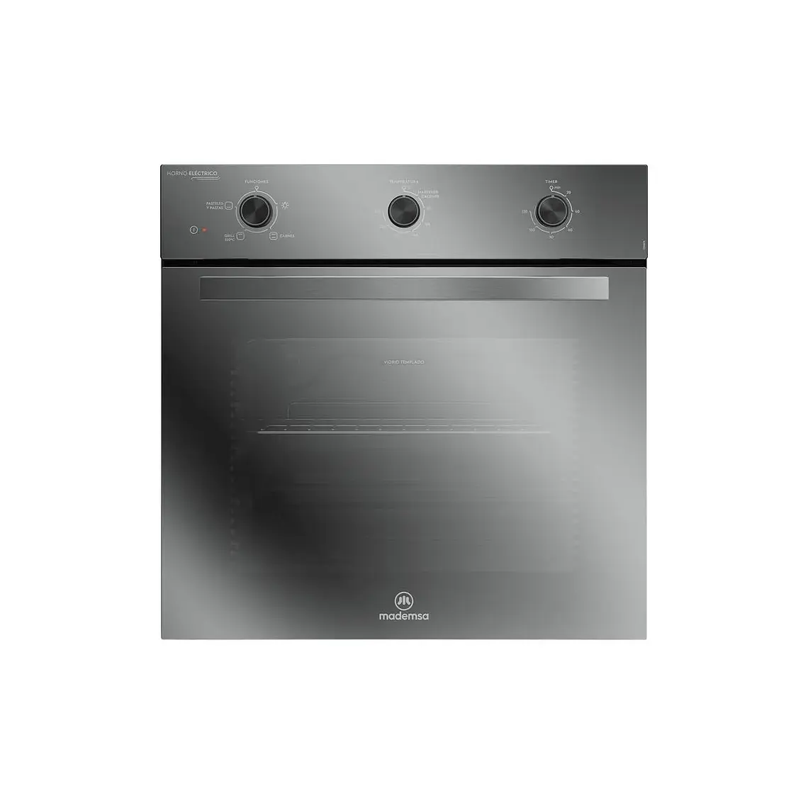 Horno Empotrable Eléctrico Mademsa 59L Temporizador y Limpia Fácil OM6TX Espejado - MADEMSA 2