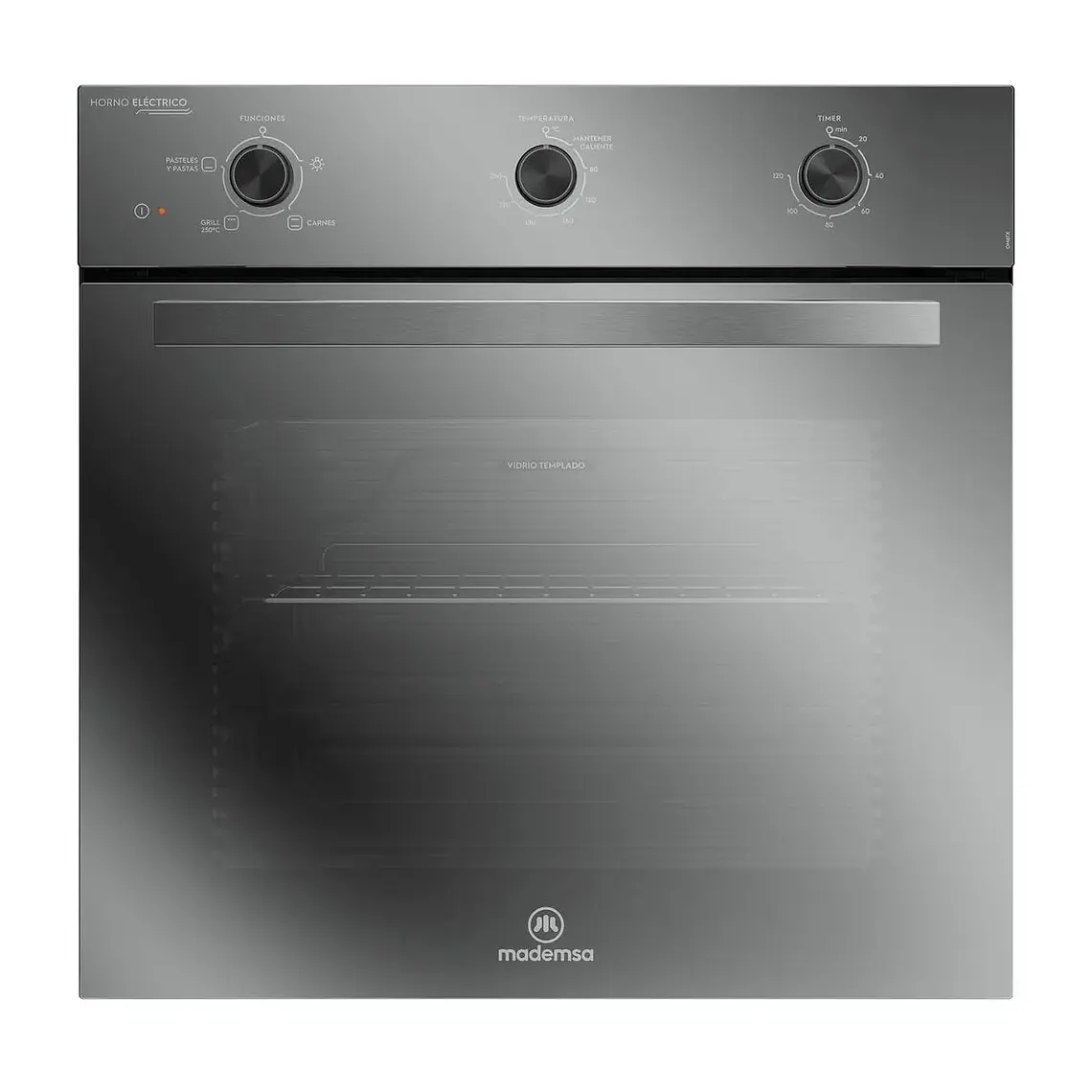 Horno Empotrable Eléctrico Mademsa 59L Temporizador y Limpia Fácil OM6TX Espejado - MADEMSA 1