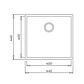 Lavaplatos SQUARE 40.40 TG Granito Stone Grey (BE) - TEKA - Miniatura 3