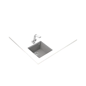 Lavaplatos SQUARE 40.40 TG Granito Stone Grey (BE) - TEKA