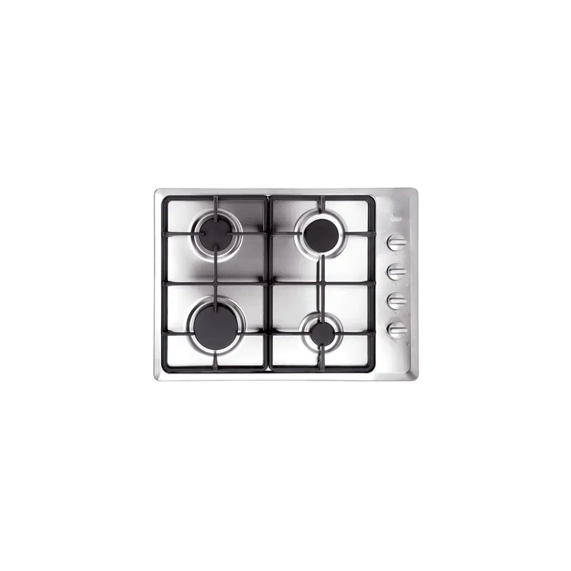Encimera de acero inoxidable de 4 quemadores y parrillas de hierro fundido - TEKA 1