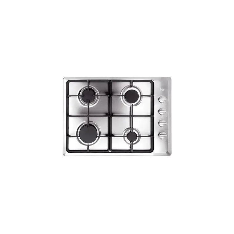 Encimera de acero inoxidable de 4 quemadores y parrillas de hierro fundido - TEKA 1