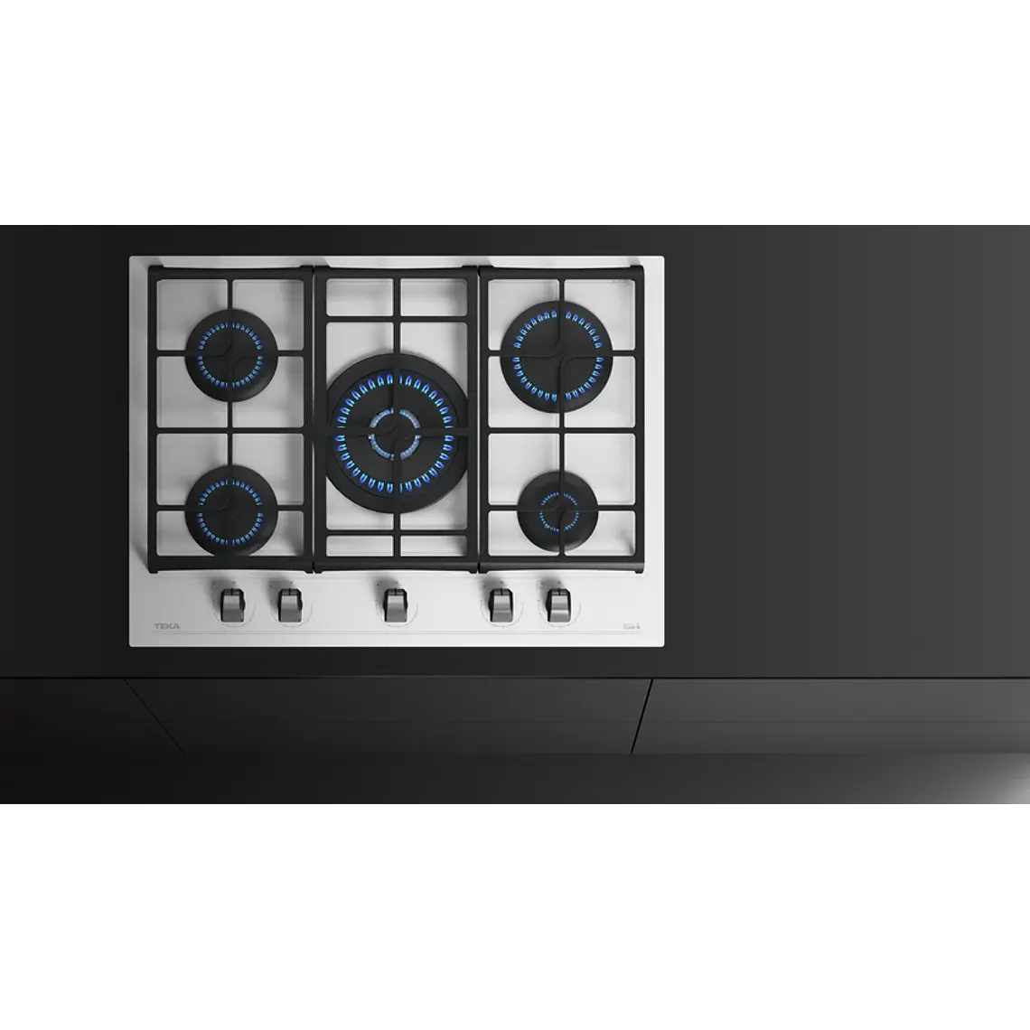 Encimera Cristal Gas con función ExactFlame en 70 cm de gas natural - TEKA 8
