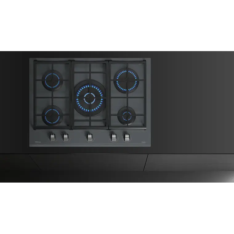 Encimera Cristal Gas con función ExactFlame en 70 cm de gas natural - TEKA 10