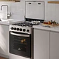 Cocina a Gas 4 Platos Mademsa Horno a Vapor y Triple Llama FM4SSC Inox - Miniatura 5