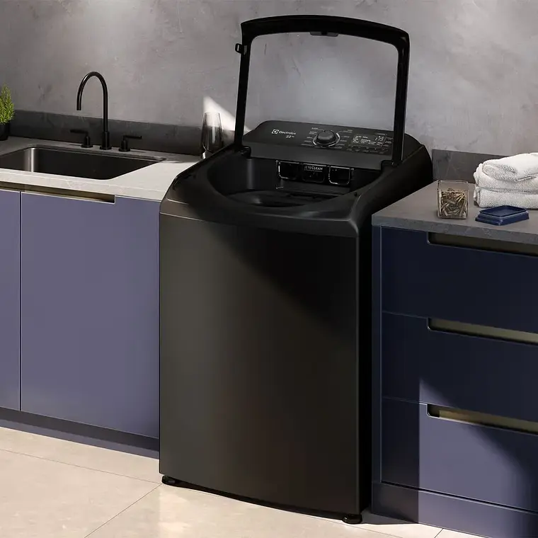 Lavadora Automática 22kg Carga Superior Expert Jet&Clean y Atrapa Pelusas LS22Y Negra - ELECTROLUX 6