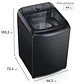 Lavadora Automática 22kg Carga Superior Expert Jet&Clean y Atrapa Pelusas LS22Y Negra - ELECTROLUX - Miniatura 2
