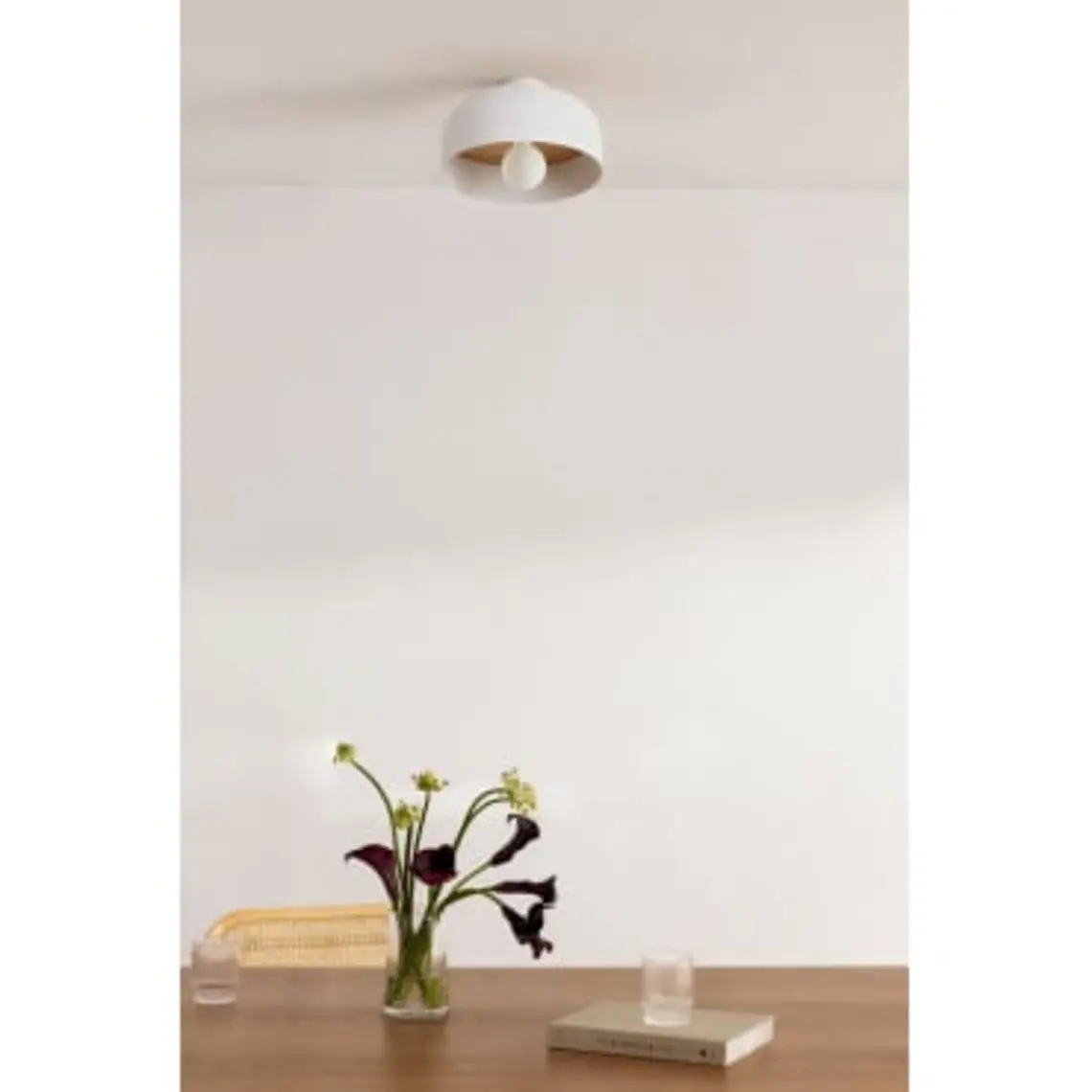 Plafón de techo en hierro y madera de pino Tilia 1