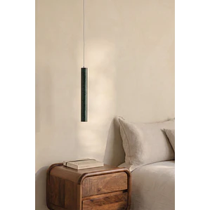 Lámpara de techo colgante LED en piedra natural Cora