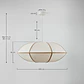 Lámpara de techo colgante en lino Alma - Miniatura 9