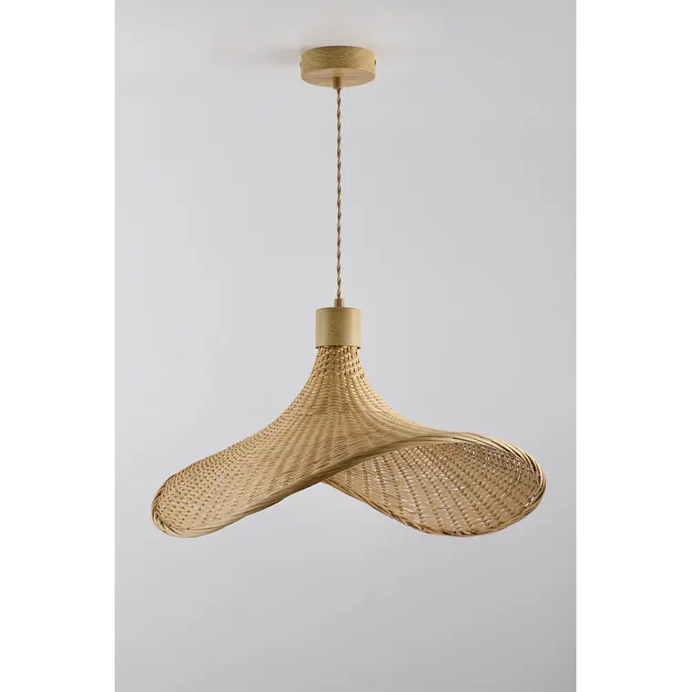 Lámpara de techo colgante en bambú Brisa 5