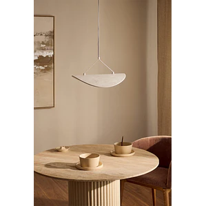 Lámpara de techo colgante LED en tela Eira Ø60 cm