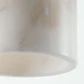 Lámpara de techo colgante en alabastro y madera Selene - Miniatura 9