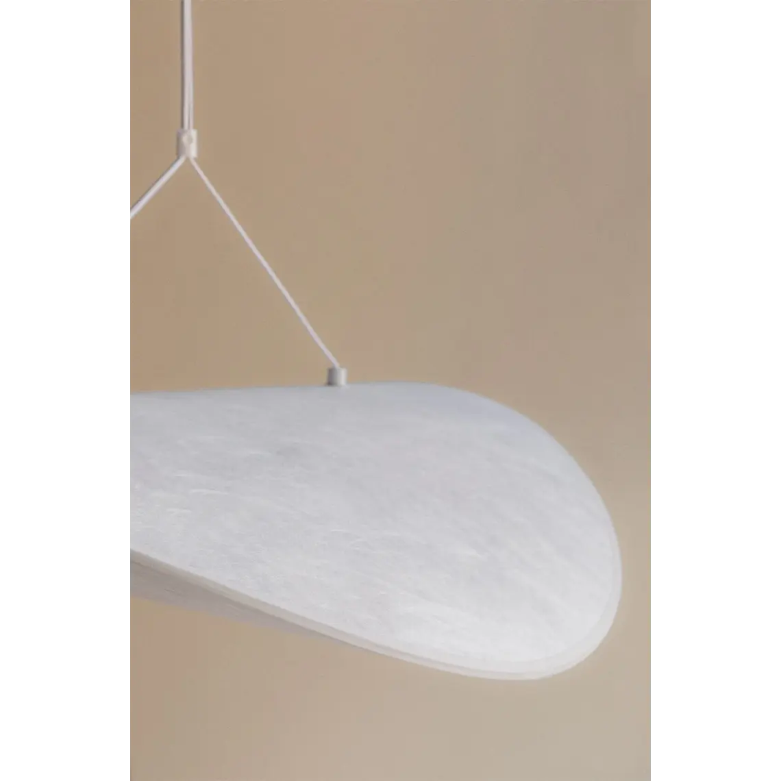 Lámpara de techo colgante LED en tela Eira Ø60 cm 4