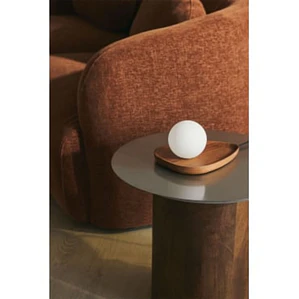 Lámpara de mesa en madera de acacia Olma