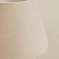 Lámpara de mesa 40 cm en cerámica y lino Gaia - Miniatura 7