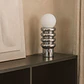 Lámpara de mesa 40 cm en cerámica con bola de cristal Kyra - Miniatura 2