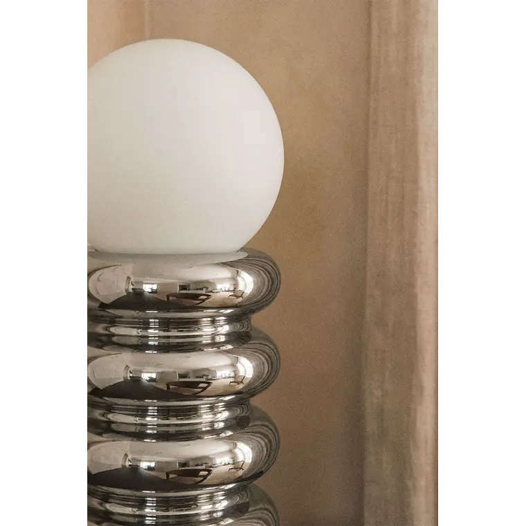 Lámpara de mesa 40 cm en cerámica con bola de cristal Kyra 4