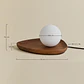 Lámpara de mesa en madera de acacia Olma - Miniatura 10
