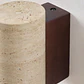 Aplique de pared en travertino y madera Terra - Miniatura 5