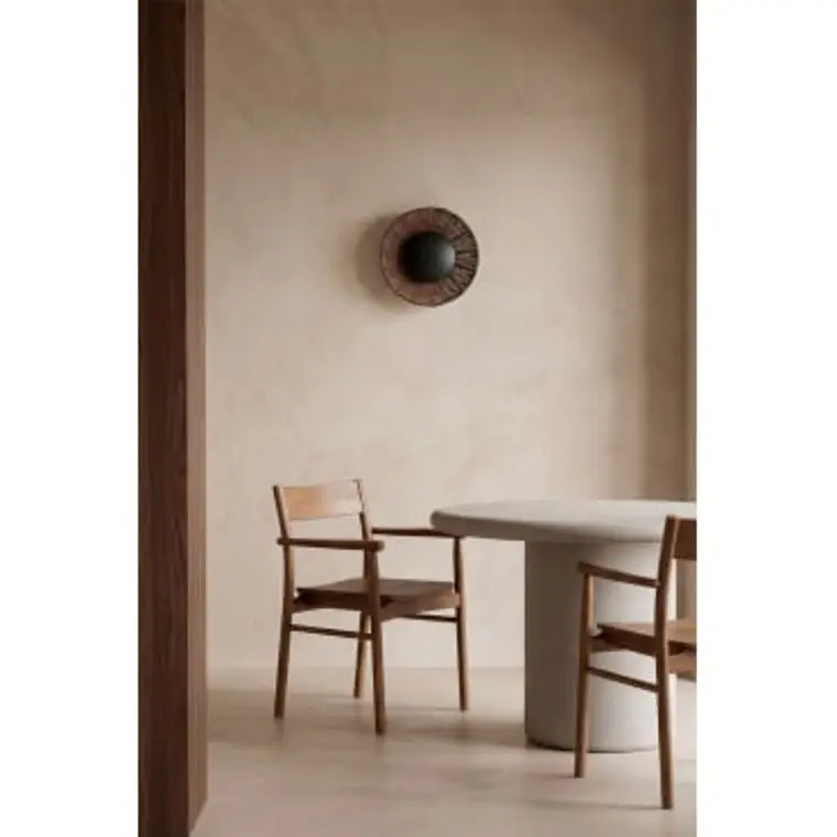 Aplique de pared LED en ratán Lira 1