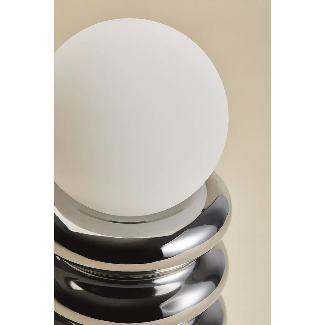 Lámpara de mesa 40 cm en cerámica con bola de cristal Kyra 7