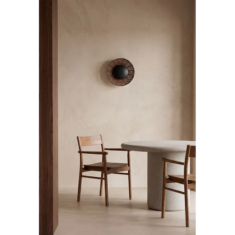 Aplique de pared LED en ratán Lira 2