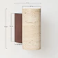 Aplique de pared en travertino y madera Terra - Miniatura 8