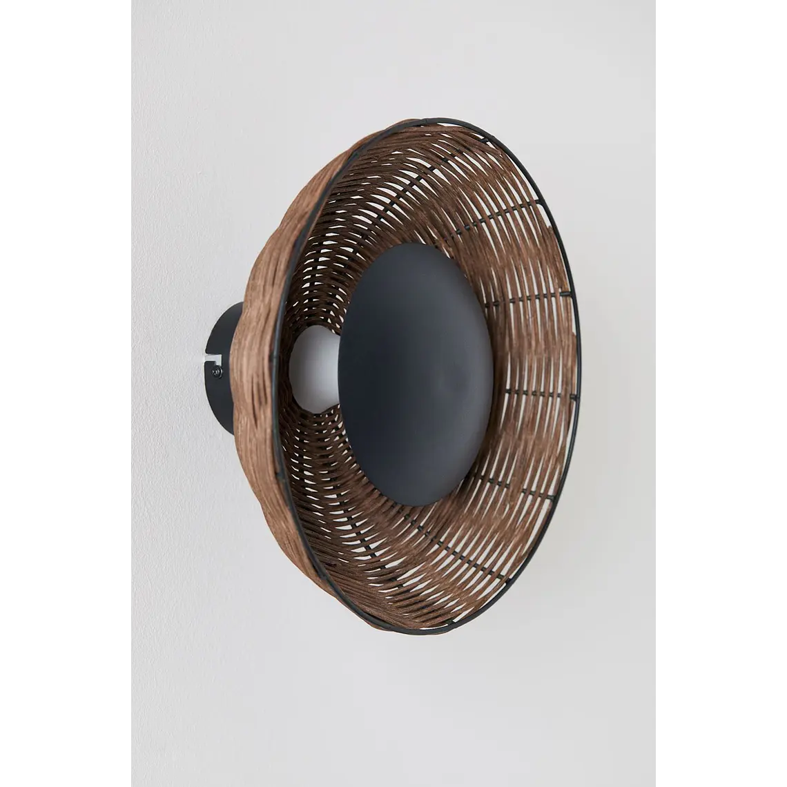 Aplique de pared LED en ratán Lira 5