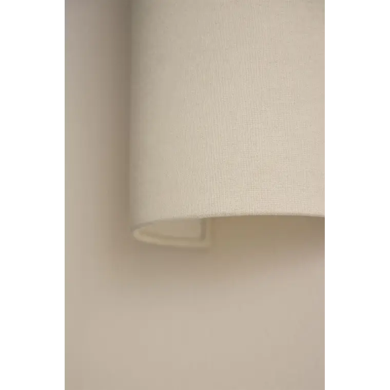 Aplique de pared en lino Kira 15 × 35 cm 4