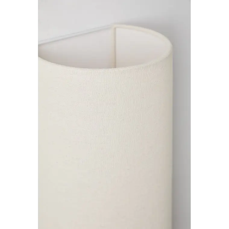 Aplique de pared en lino Kira 15 × 35 cm 8