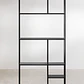 Estantería modular mural 80x180 cm en acero Atria - Miniatura 4