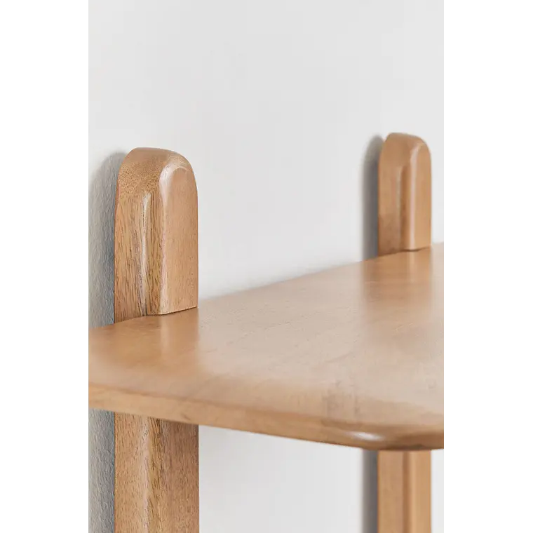Estantería mural 130 cm de 2 baldas en madera de mango Liora 6