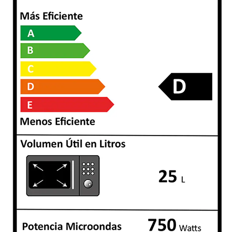 Horno Empotrable Microondas UT MWO 25L Reflex 9