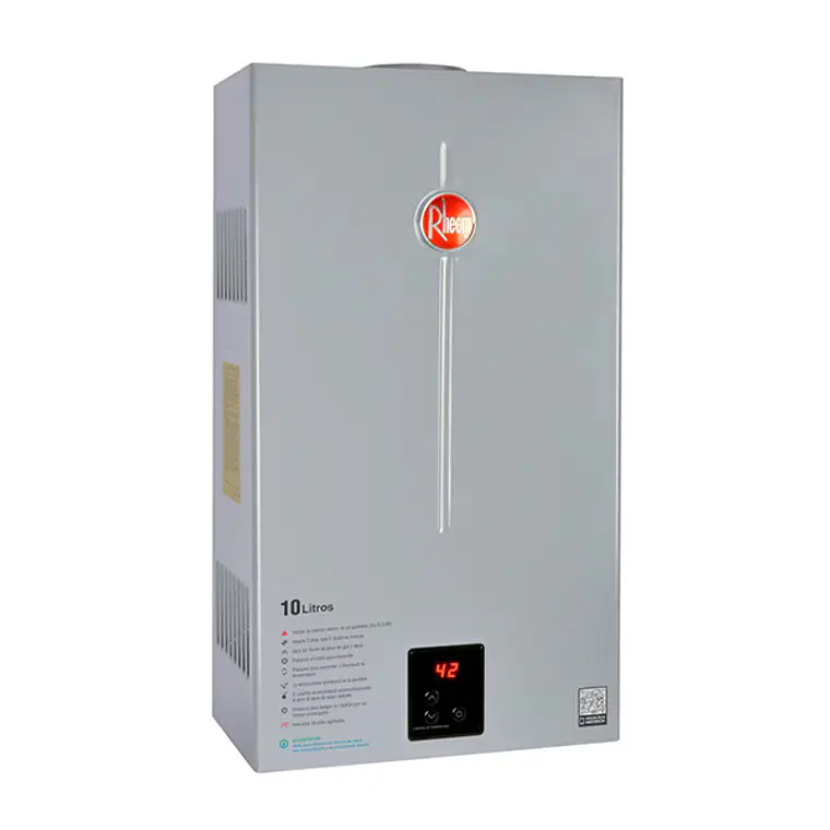 Calefont 10 litros Gas Natural Tiro Natural Rheem 2024 4