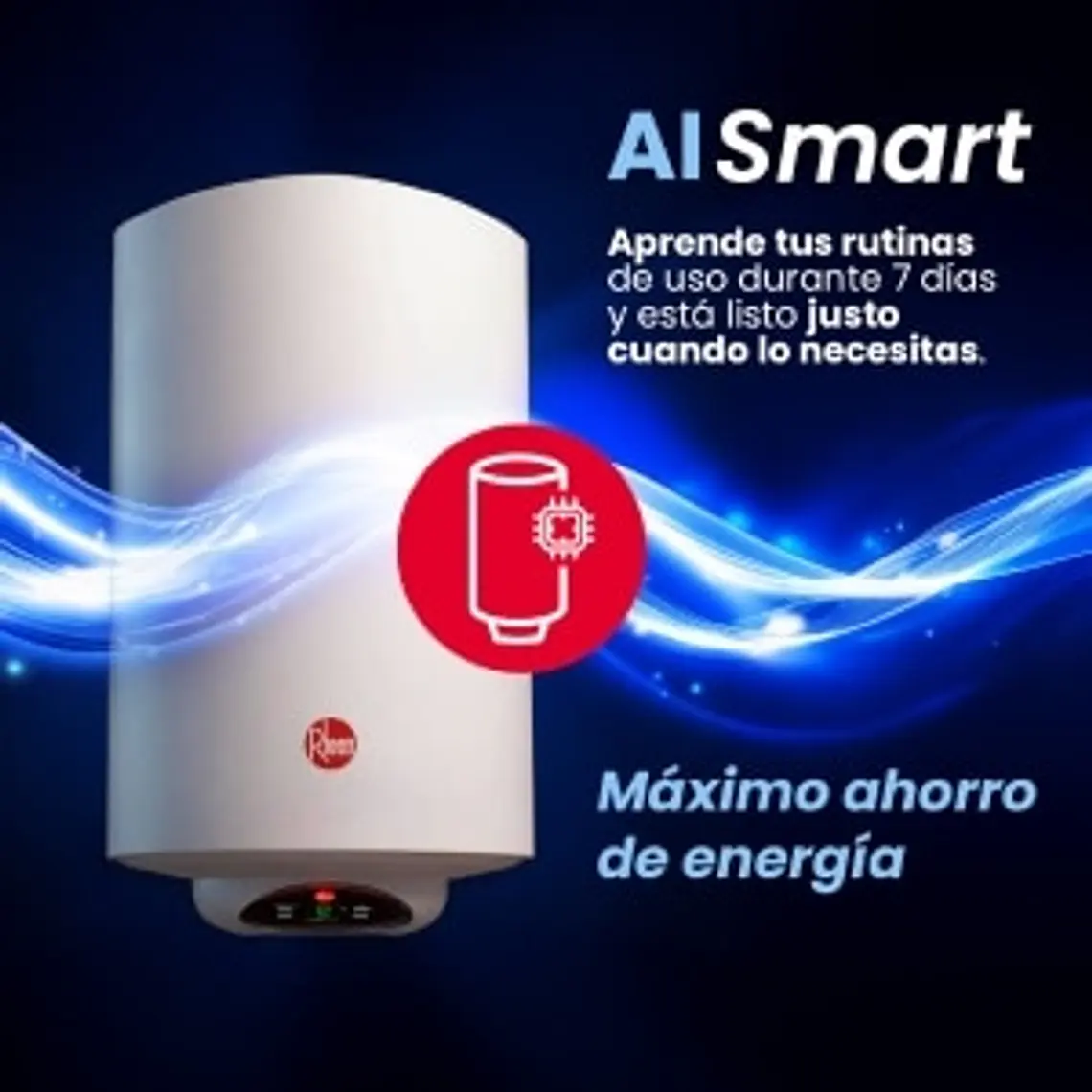 Termo eléctrico mural 100 litros Rheem Wifi 3