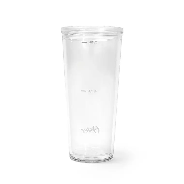 Vaso de repuesto de doble pared con tapa y bombilla para 2