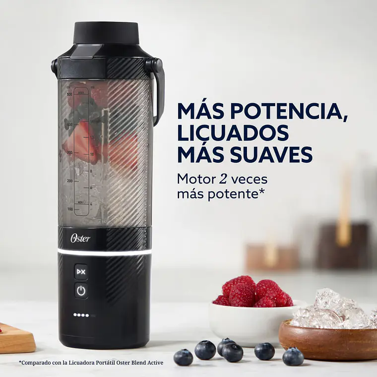 Licuadora Portátil Negra Oster 4
