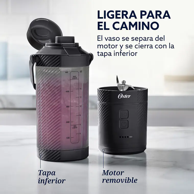 Licuadora Portátil Negra Oster 7