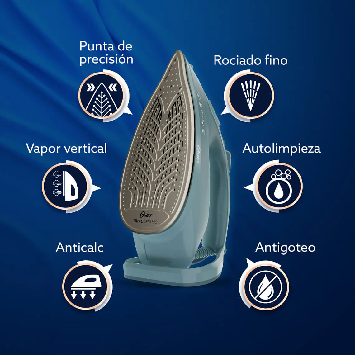 Plancha de Vapor Oster 6