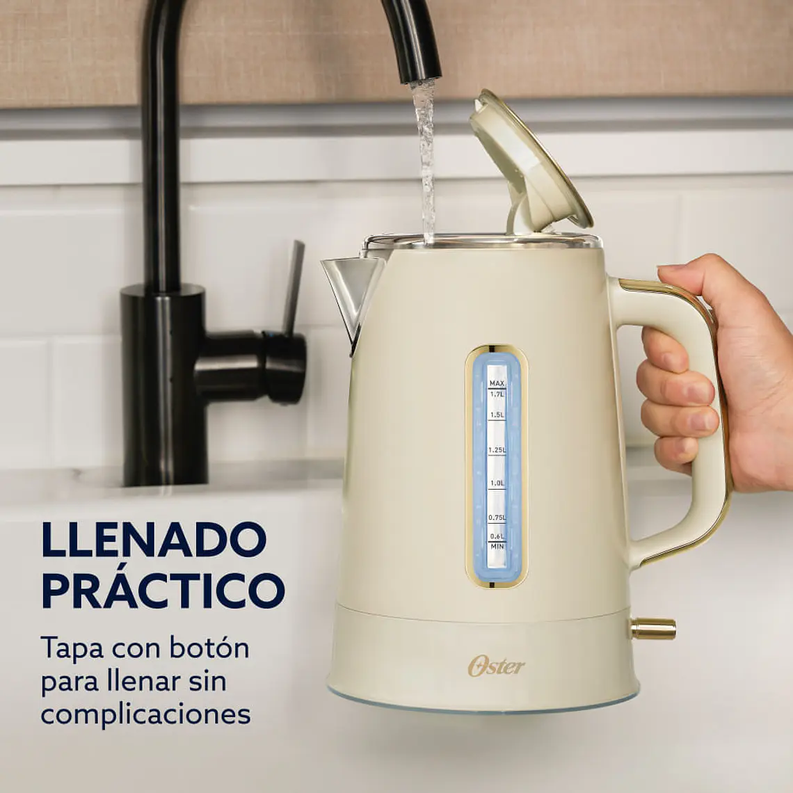 Hervidor Eléctrico 1.7L Oster 5