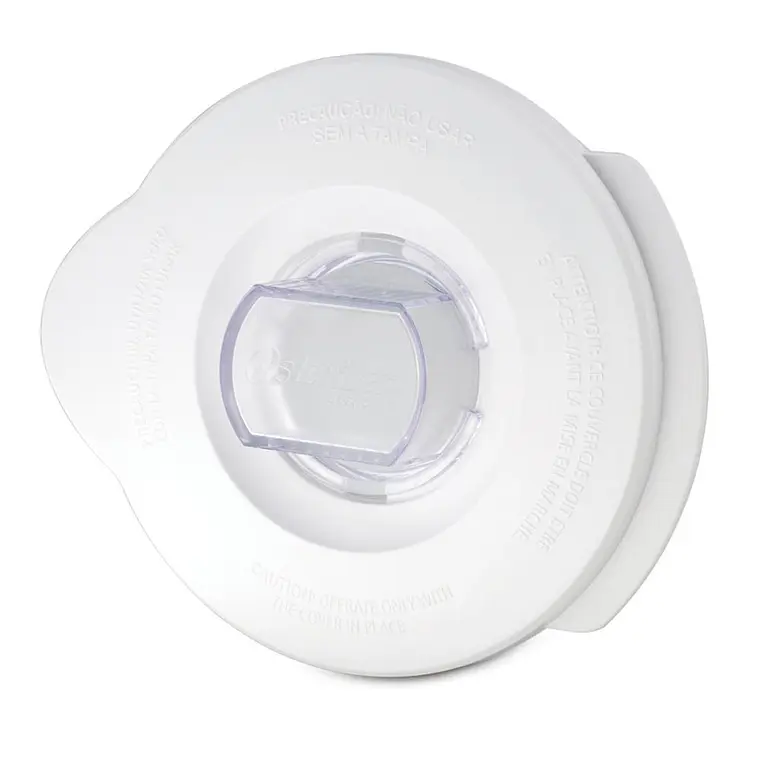 Tapa blanca para vaso de licuadora con tapón de llenado Oster 1