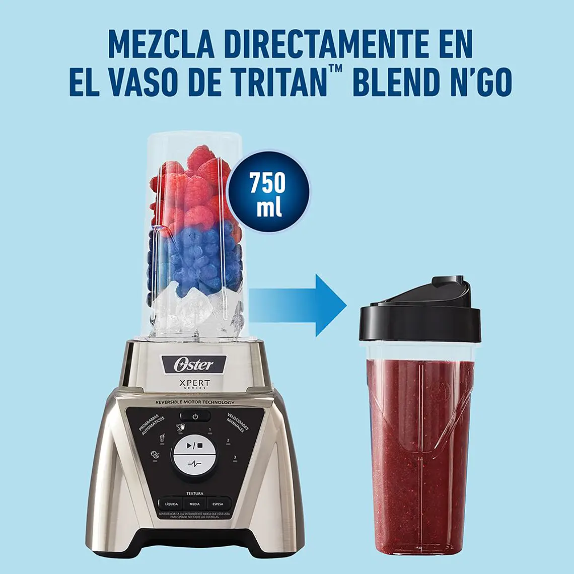 Kit Licuadora + Vaso Oster 5