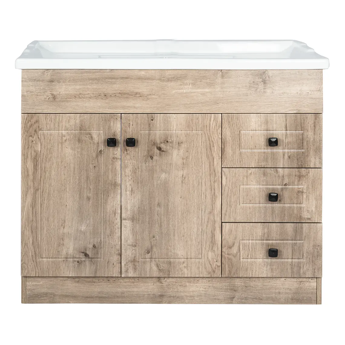 Kit Mueble B100PH-WOOD + Vanitorio F-100 1
