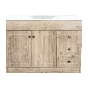 Kit Mueble B100PH-WOOD + Vanitorio Plano-100