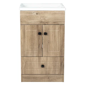 Kit Mueble Domsa B50PH-WOOD + Vanitorio F-50