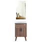 Kit Mueble Vanitorio + Botiquín Espejo Elegance Nogal - Miniatura 1