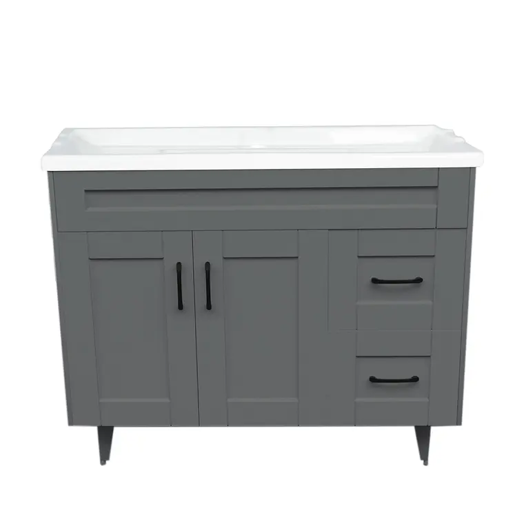 Kit Mueble Deluxe 100SK + Vanitorio F-100 Gris 1